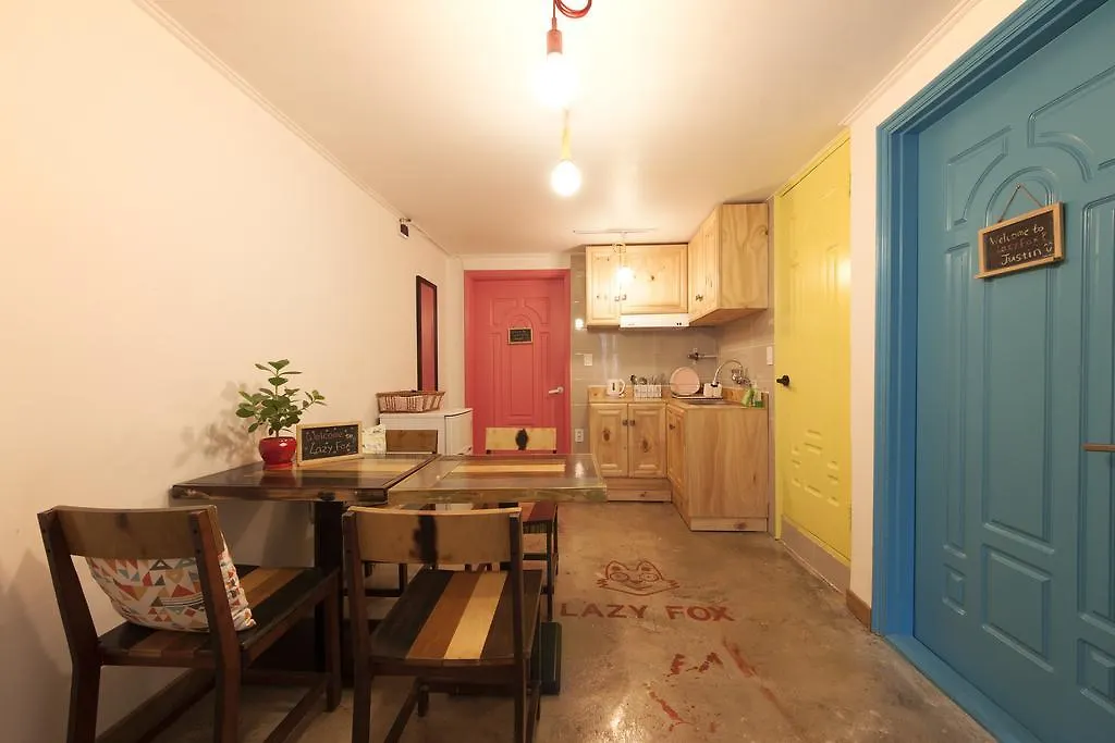 Hongdae Lazy Fox Hostel In Seoul South Korea